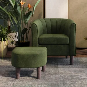 Chair with Ottoman
