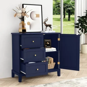 Blue Wooden Cabinet