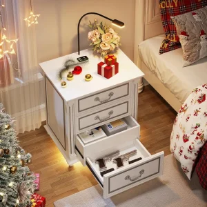 Smart End Table w/Gun Drawer